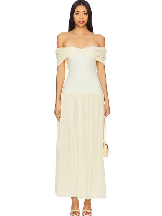 Lovers + Friends Dresses & Skirts - Lovers + Friends Blake Maxi Dress in Butter Yellow